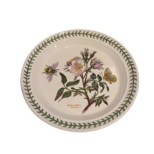 Portmeirion‎ Botanic Garden 8.5" Salad Plate Rosa Canina Dog Rose